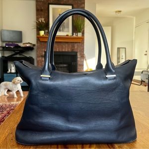 The Row Carryall leather handbag